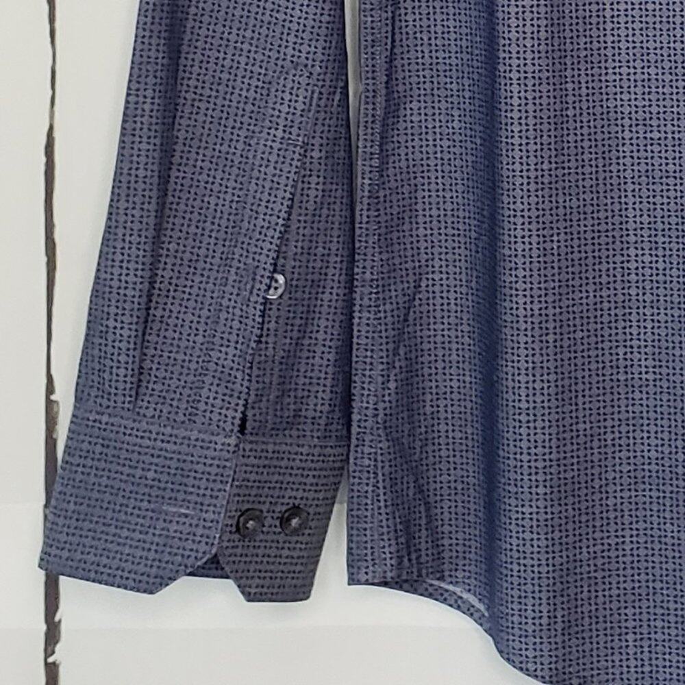 Original Penguin Munsingwear Midnight Print Button Slim Fit Dress Shirt - Picture 3 of 9